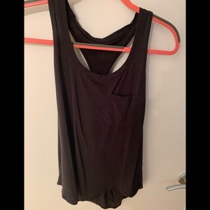 Lululemon Black Yogi Racer Back III tank/ size 10